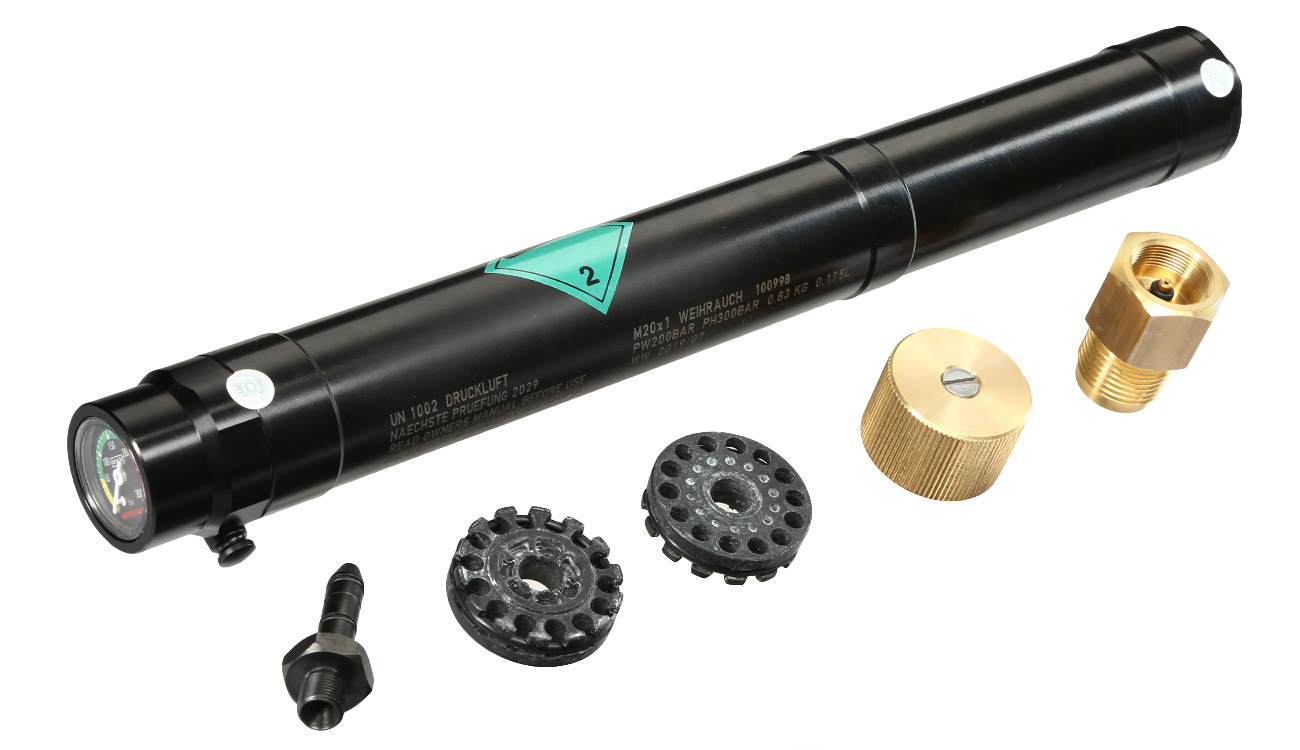 Weihrauch HW 100 BP Pressluftgewehr 4,5mm Diabolo 14-Schuss Magazin schwarz Bild 1