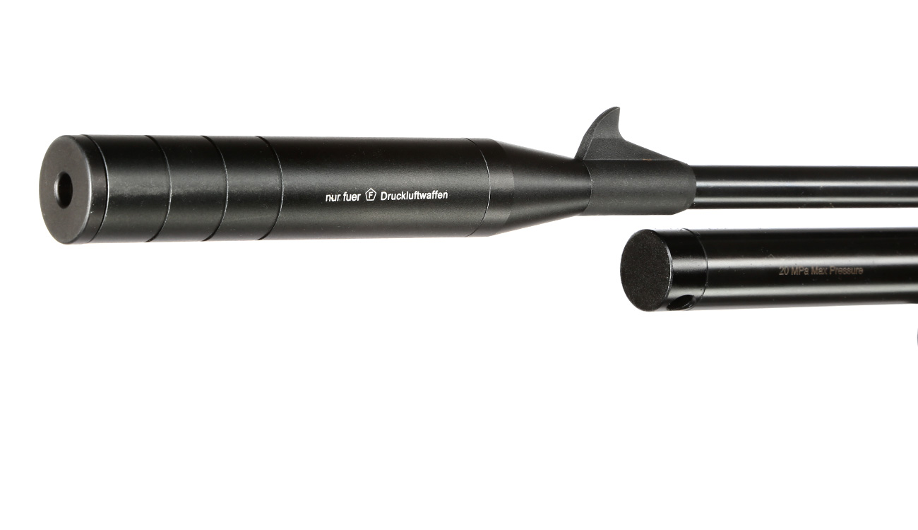 Diana Stormrider Pressluftgewehr Kal. 5,5mm Diabolo inkl. Schalldmpfer, Regulator & Magazin schwarz Bild 10