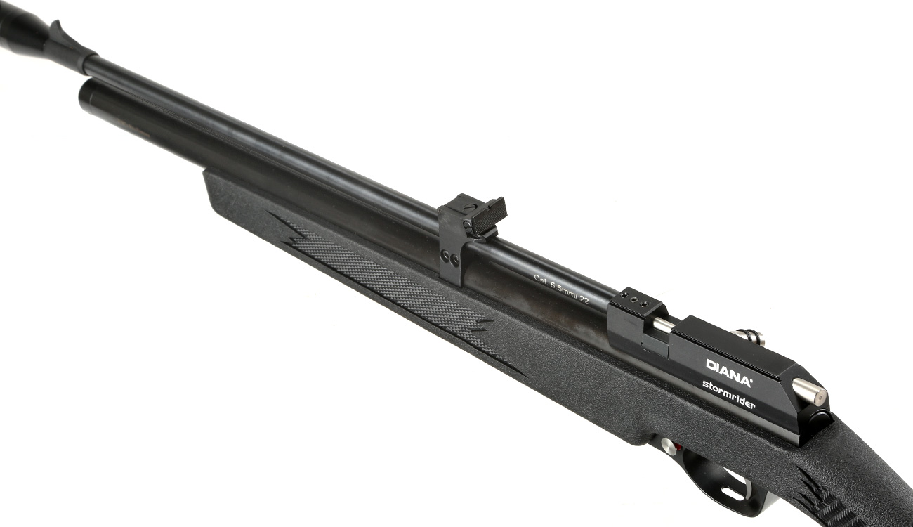 Diana Stormrider Pressluftgewehr Kal. 5,5mm Diabolo inkl. Schalldmpfer, Regulator & Magazin schwarz Bild 3