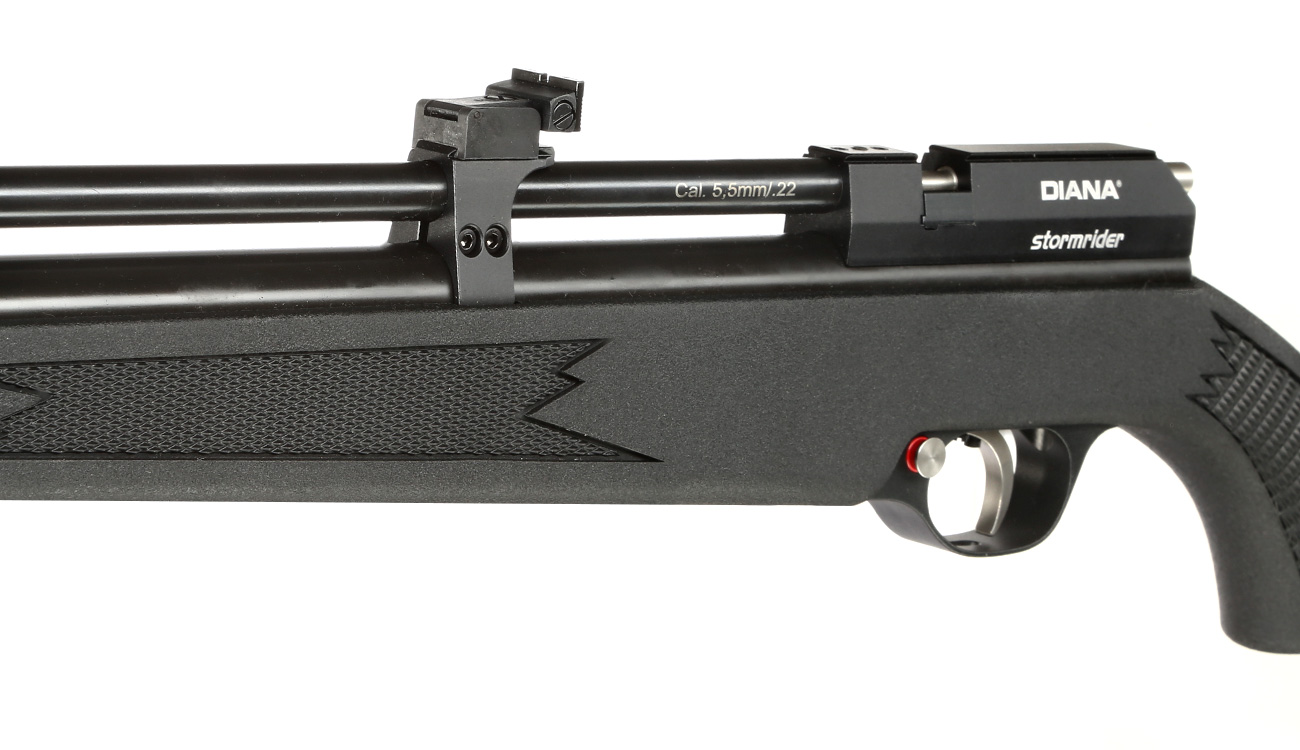 Diana Stormrider Pressluftgewehr Kal. 5,5mm Diabolo inkl. Schalldmpfer, Regulator & Magazin schwarz Bild 9