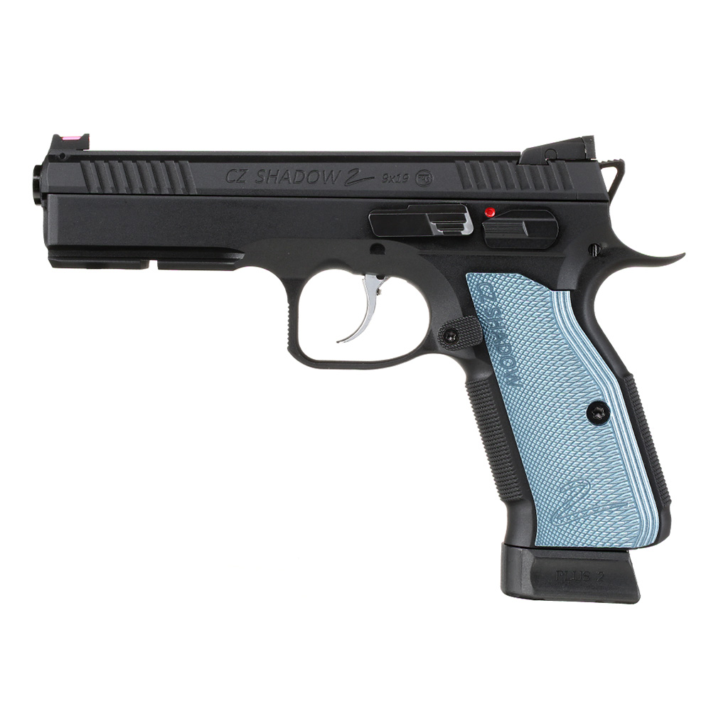 CZ Shadow 2 CO2-Luftpistole Kal. 4,5 mm Stahl-BB Vollmetall Blowback schwarz