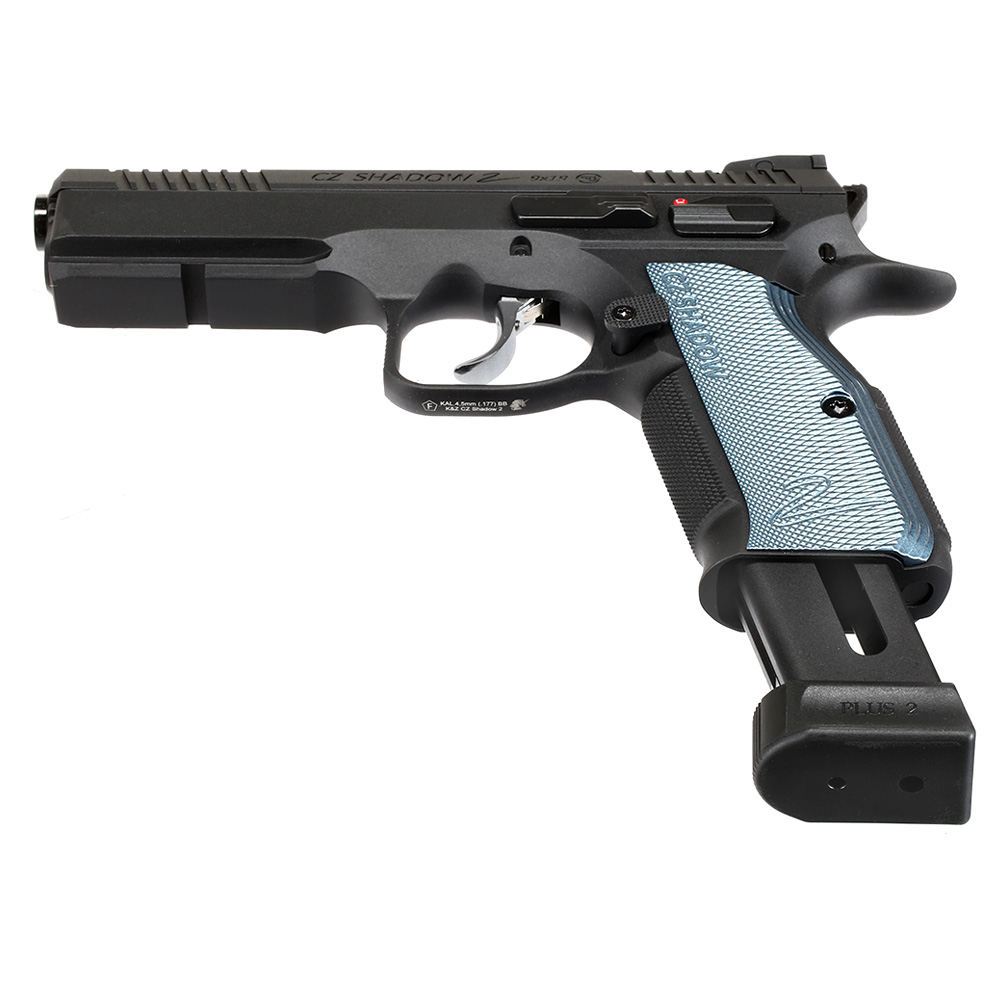 CZ Shadow 2 CO2-Luftpistole Kal. 4,5 mm Stahl-BB Vollmetall Blowback schwarz Bild 6