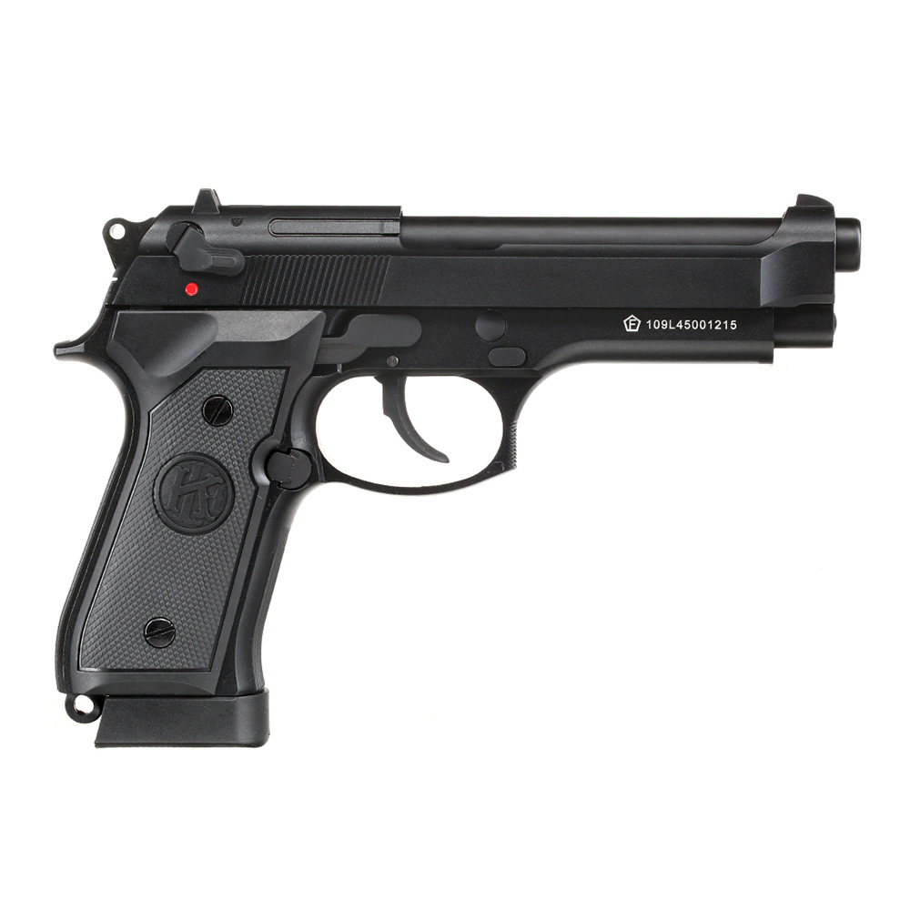 KLI M92 CO2 Luftpistole Kal. 4,5 mm BB Vollmetall Blowback schwarz Bild 3