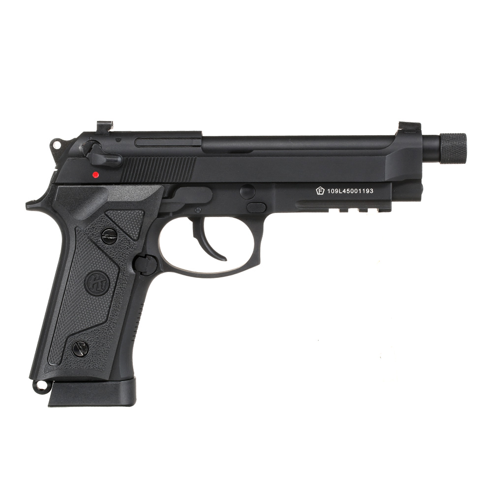 KLI M92A3 CO2 Luftpistole Kal. 4,5 mm BB Vollmetall Blowback schwarz Bild 3