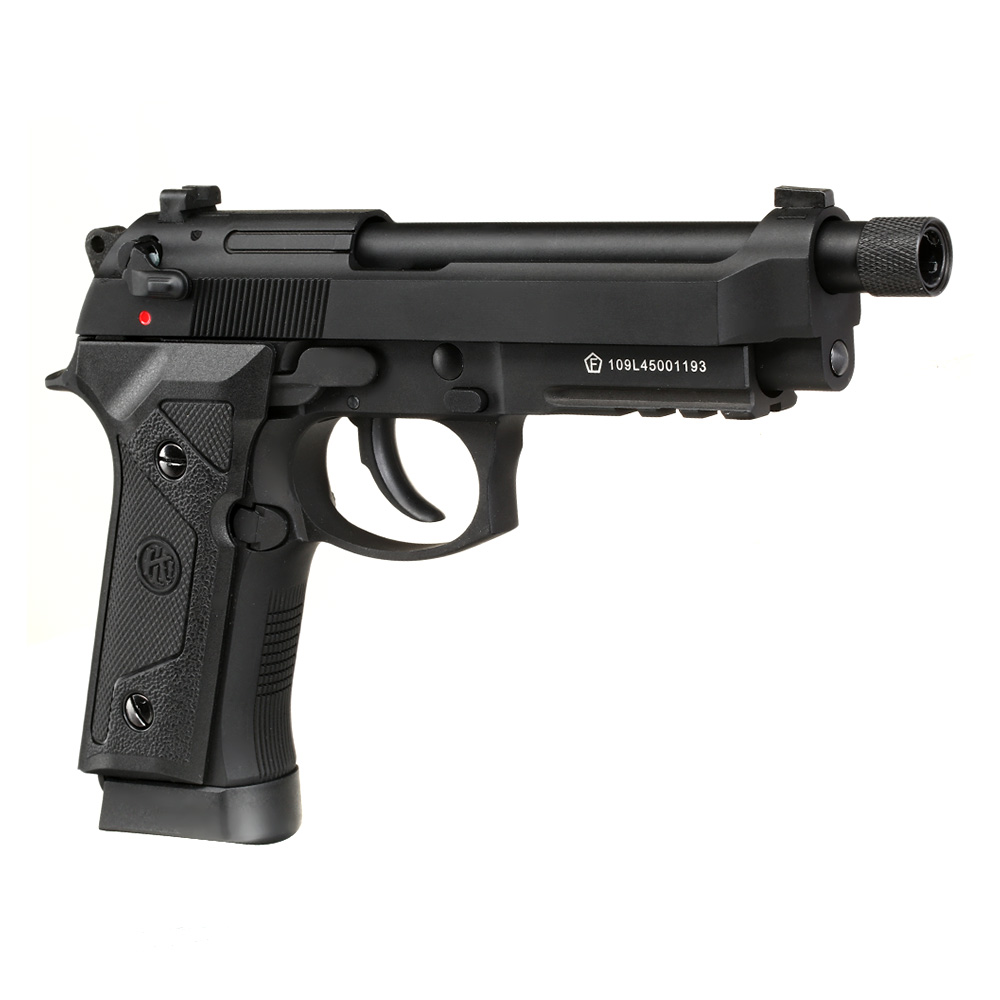 KLI M92A3 CO2 Luftpistole Kal. 4,5 mm BB Vollmetall Blowback schwarz Bild 8