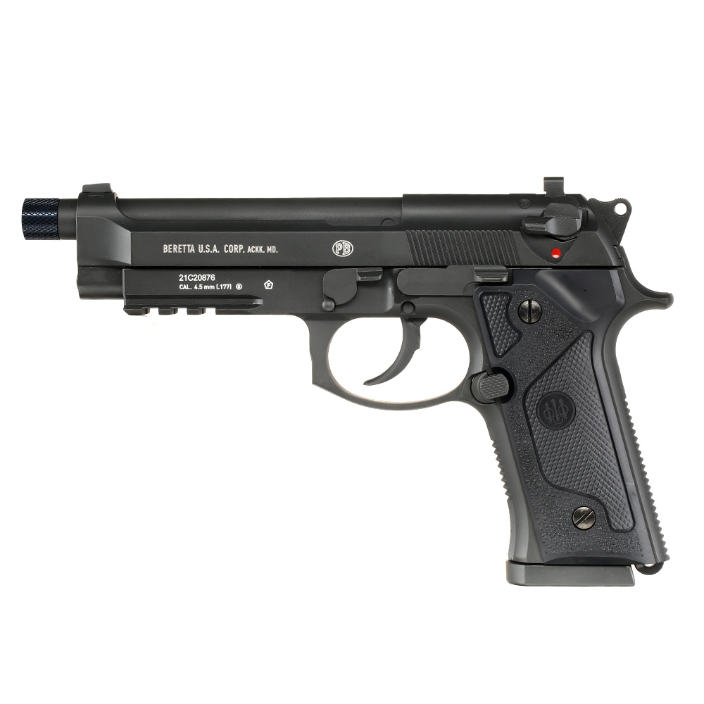 Beretta M9A3 CO2-Luftpistole Kal. 4,5mm Stahl-BB Blowback Metallschlitten schwarz