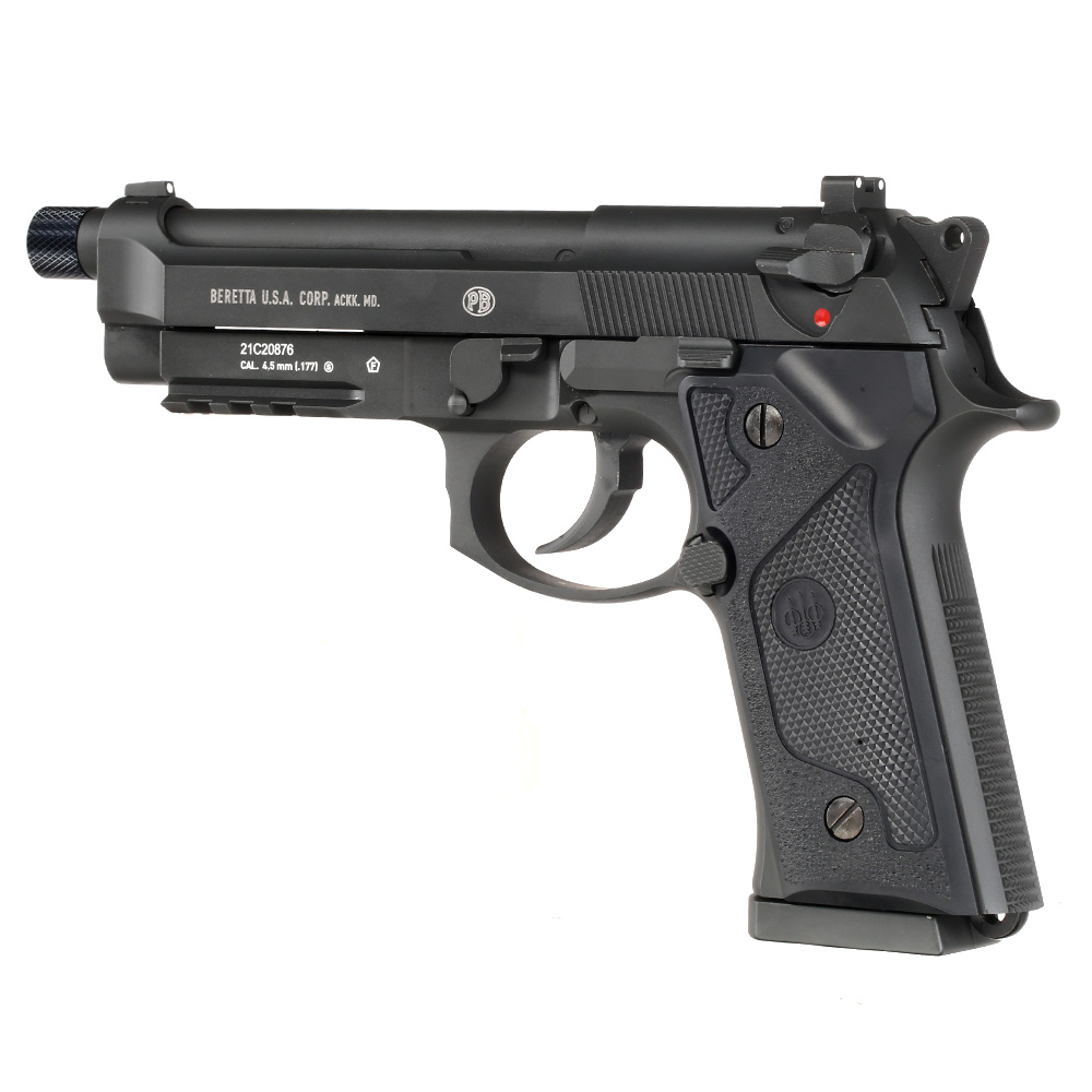 Beretta M9A3 CO2-Luftpistole Kal. 4,5mm Stahl-BB Blowback Metallschlitten schwarz Bild 2