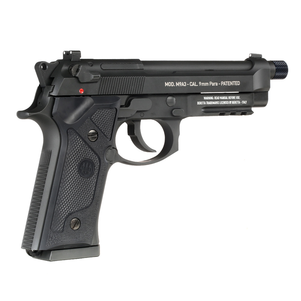 Beretta M9A3 CO2 Luftpistole Kal. 4,5mm BB Blowback Metallschlitten schwarz Bild 8