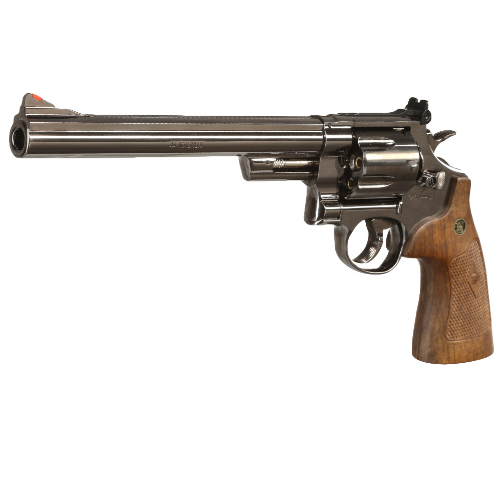 Smith & Wesson M29 CO2-Revolver .44 Magnum 4,5mm Stahl-BB Vollmetall hochglanzbrniert Bild 1
