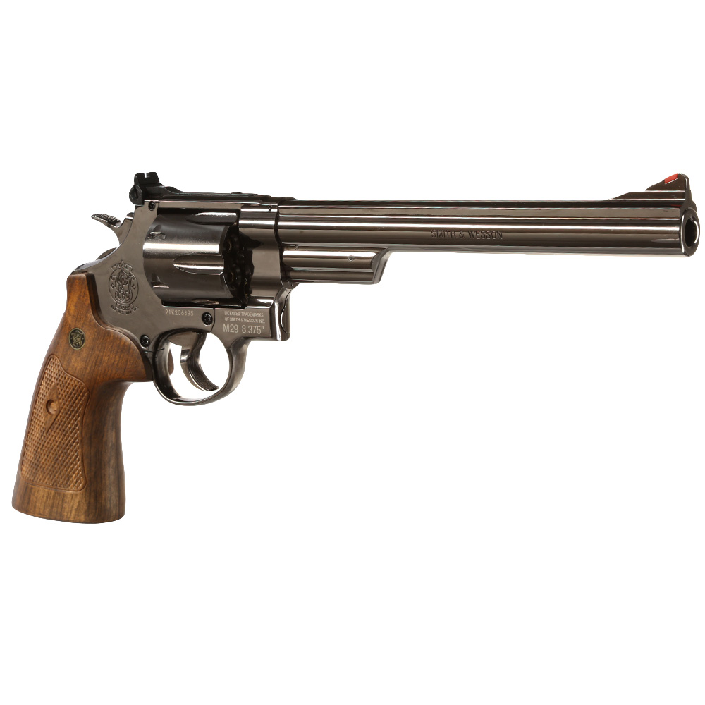 Smith & Wesson M29 CO2-Revolver .44 Magnum 4,5mm Stahl-BB Vollmetall hochglanzbrniert Bild 8