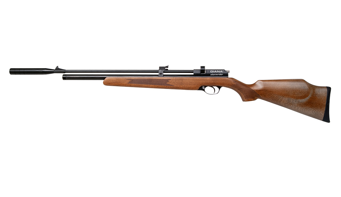 Diana Stormrider Pressluftgewehr Kal. 5,5mm Diabolo Holzschaft inkl. Schalldmpfer