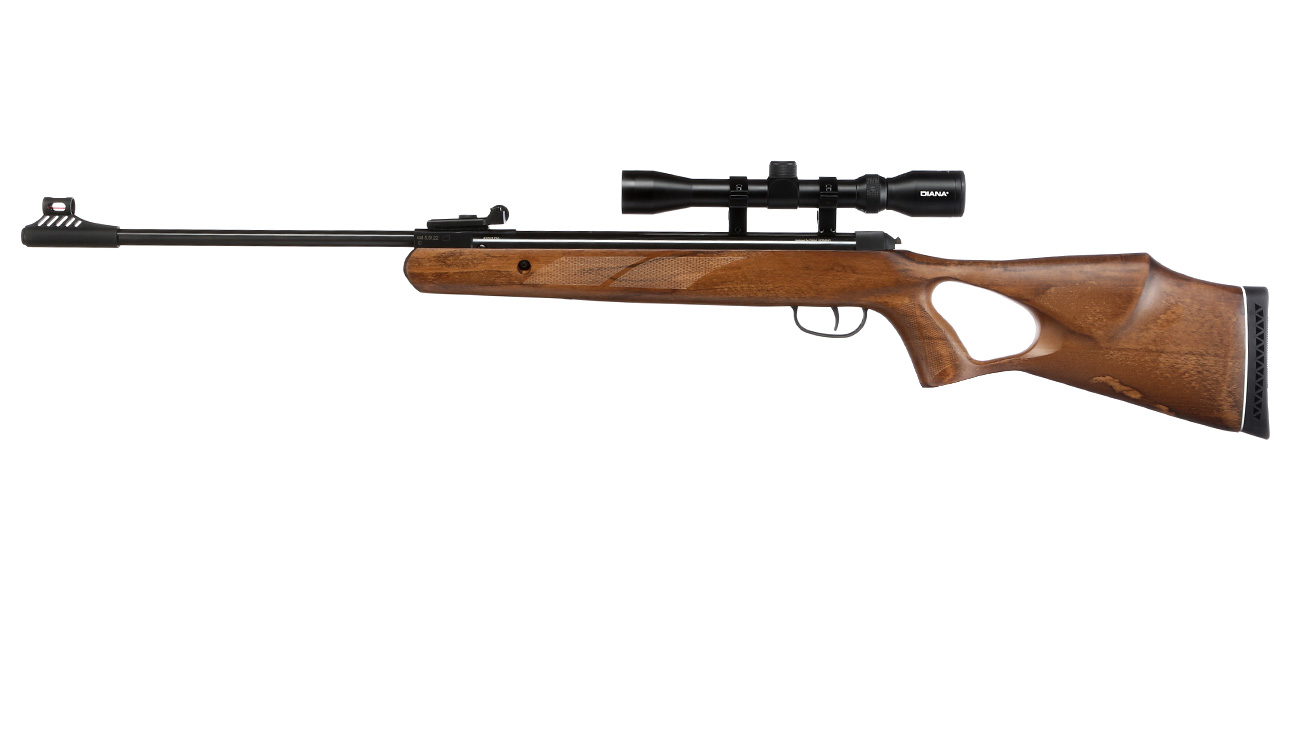 Diana 250 two-fifty Luftgewehr Kal. 5,5 mm Diabolo Knicklauf Holzschaft inkl. Zielfernrohr 3-9x32