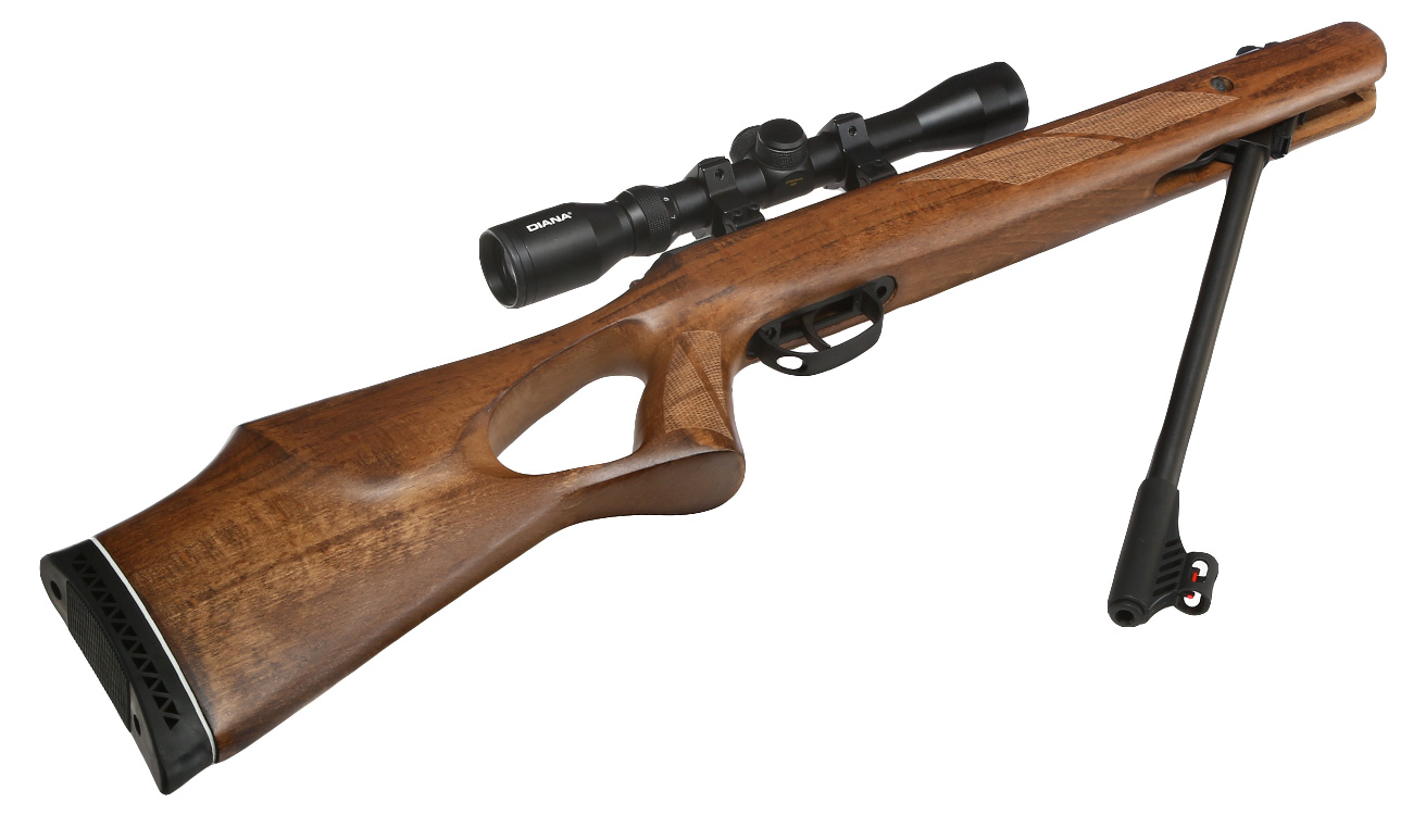 Diana 250 two-fifty Luftgewehr Kal. 5,5 mm Diabolo Knicklauf Holzschaft inkl. Zielfernrohr 3-9x32 Bild 11