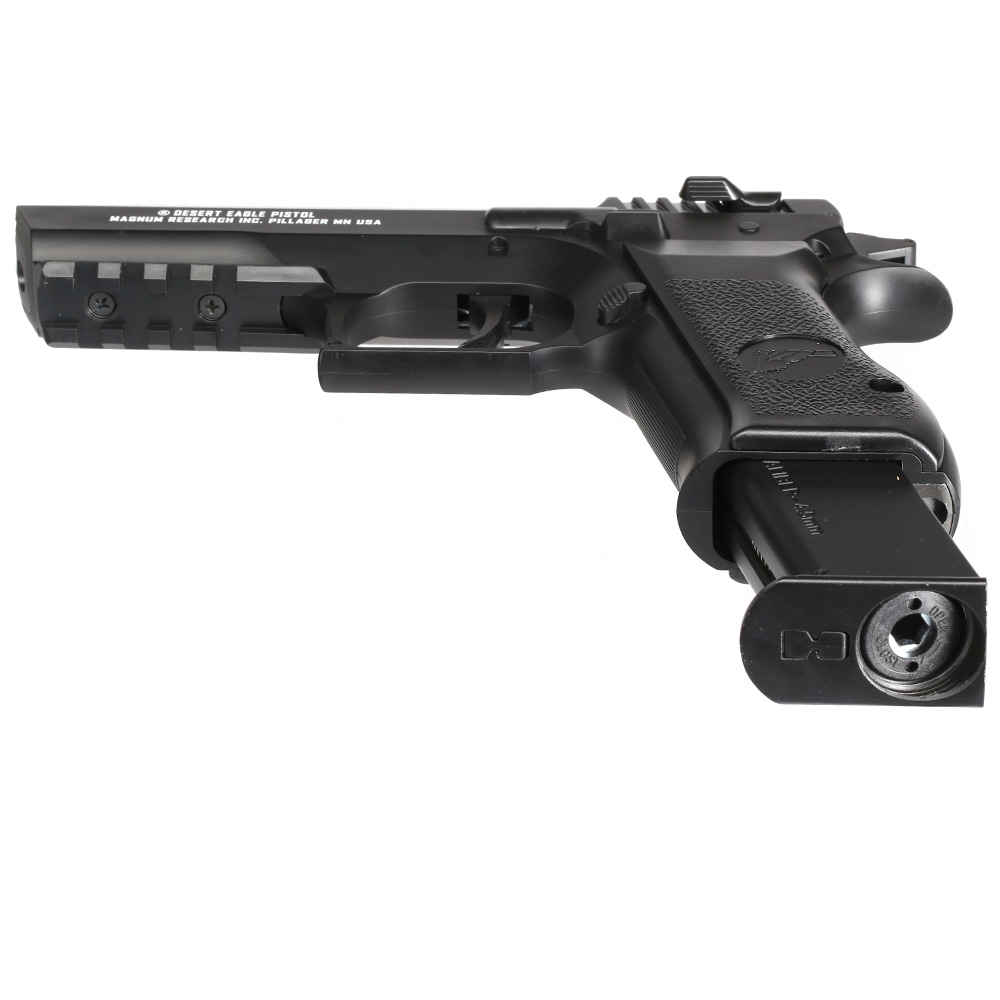 Baby Desert Eagle CO2 Luftpistole Kal. 4,5mm BB Non Blowback Metallschlitten schwarz Bild 5