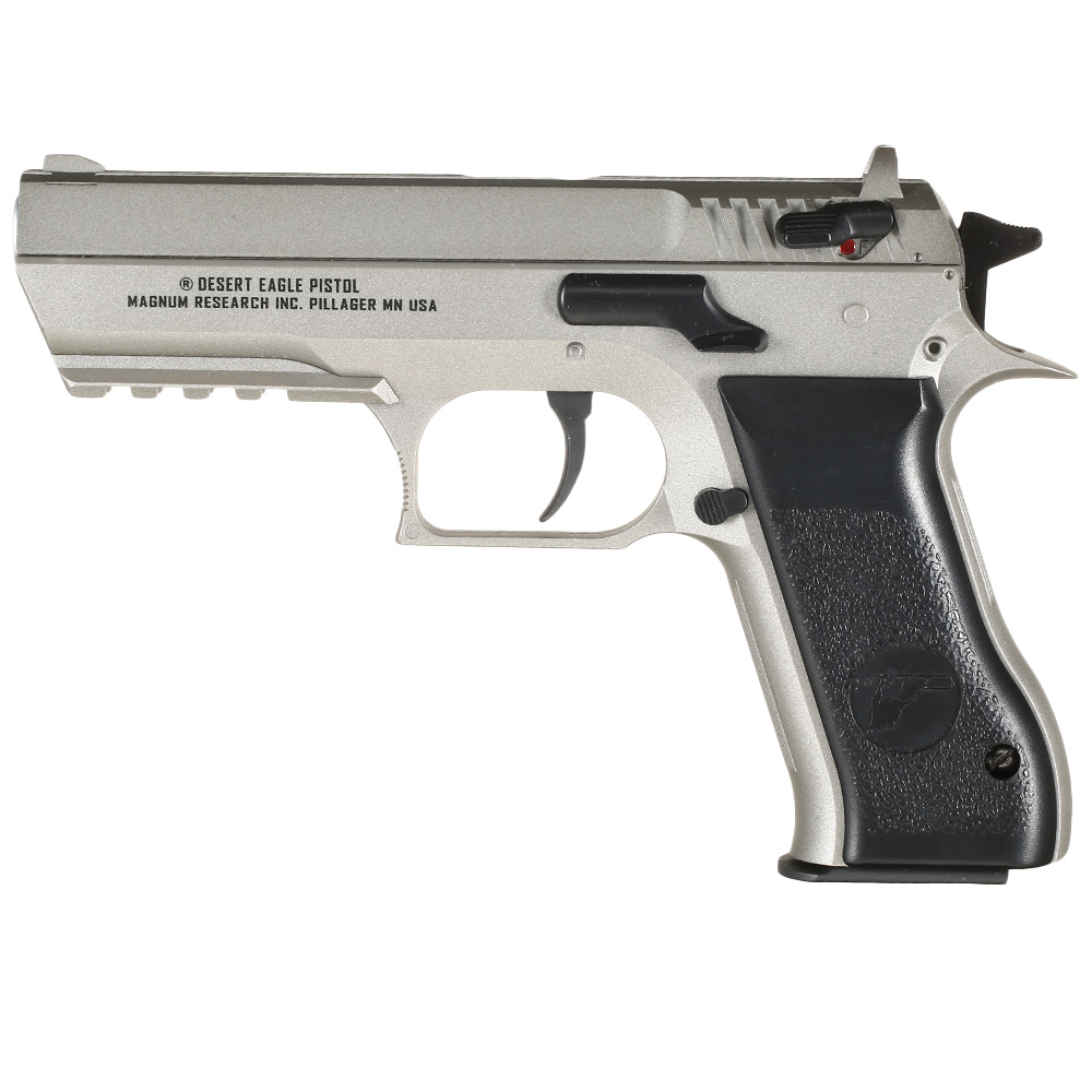 Baby Desert Eagle CO2 Luftpistole Kal. 4,5mm BB Non Blowback Metallschlitten silber