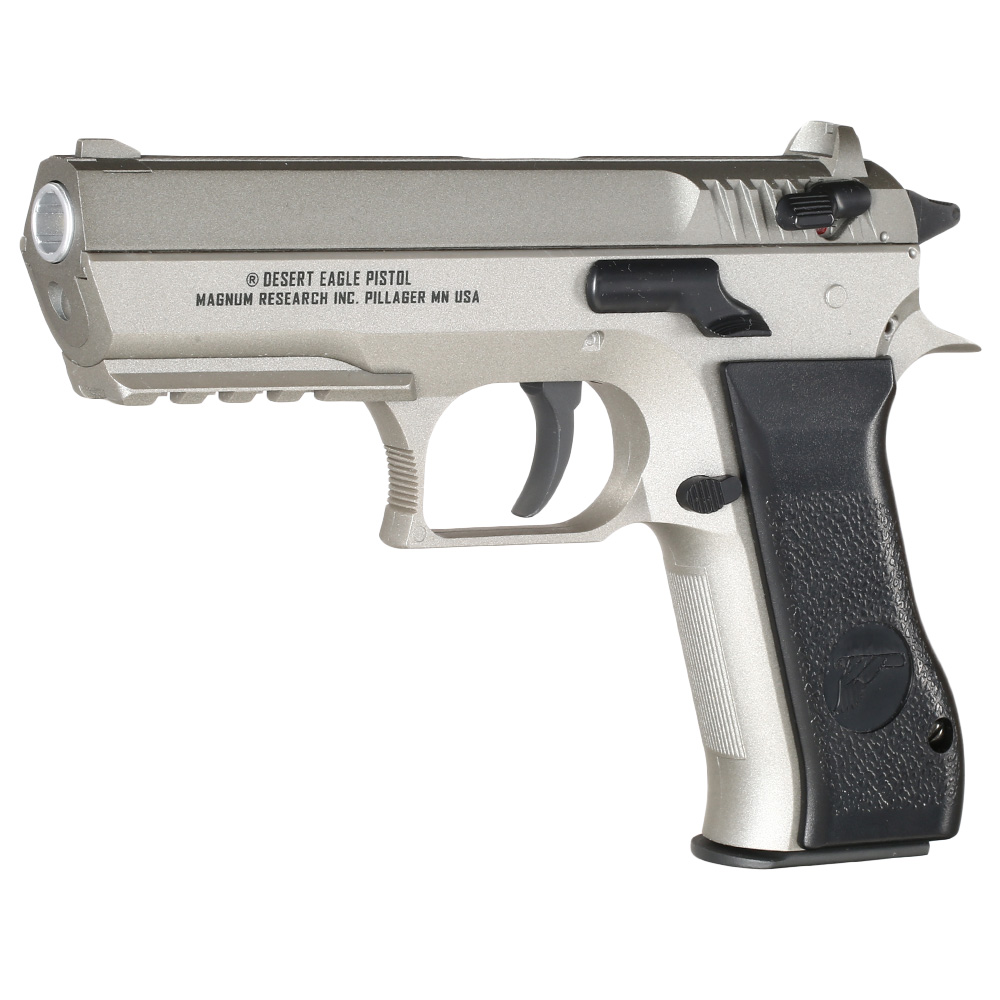 Baby Desert Eagle CO2-Luftpistole Kal. 4,5mm Stahl-BB NBB Metallschlitten silber Bild 1