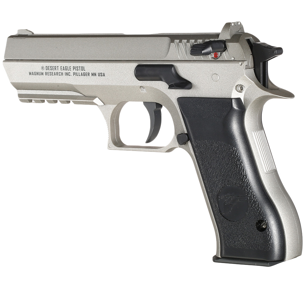 Baby Desert Eagle CO2-Luftpistole Kal. 4,5mm Stahl-BB NBB Metallschlitten silber Bild 2