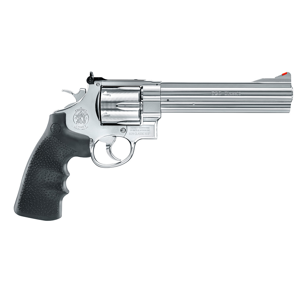 Smith & Wesson 629 Classic CO2-Revolver 6,5 Zoll 4,5mm Stahl-BB Vollmetall chrom/schwarz Bild 2