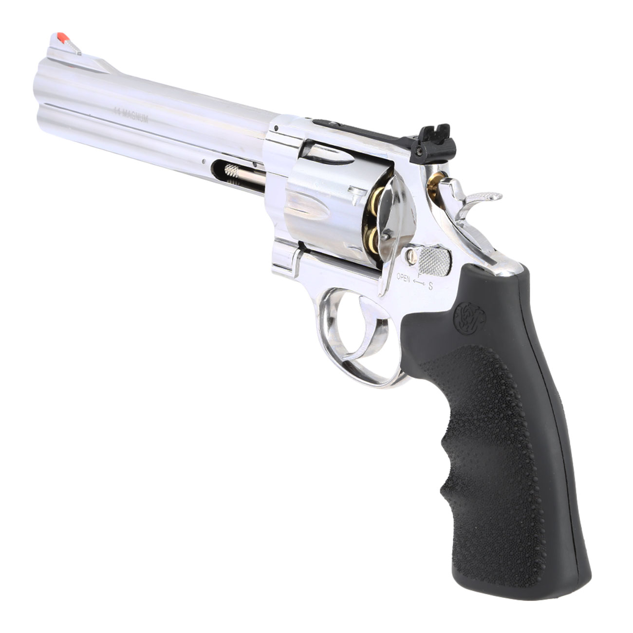 Smith & Wesson 629 Classic CO2-Revolver 6,5 Zoll 4,5mm Stahl-BB Vollmetall chrom/schwarz Bild 2