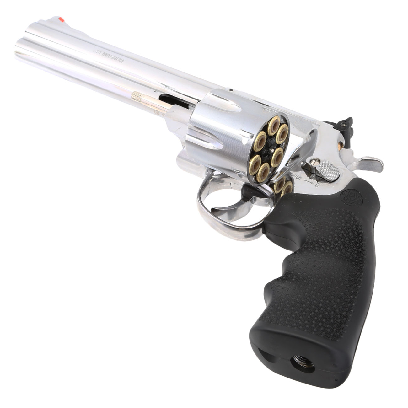 Smith & Wesson 629 Classic CO2-Revolver 6,5 Zoll 4,5mm Stahl-BB Vollmetall chrom/schwarz Bild 5