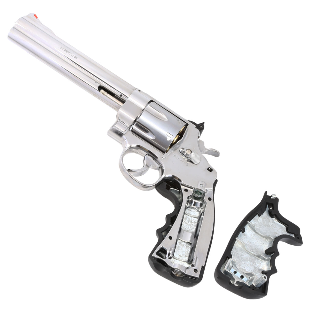 Smith & Wesson 629 Classic CO2-Revolver 6,5 Zoll 4,5mm Stahl-BB Vollmetall chrom/schwarz Bild 6
