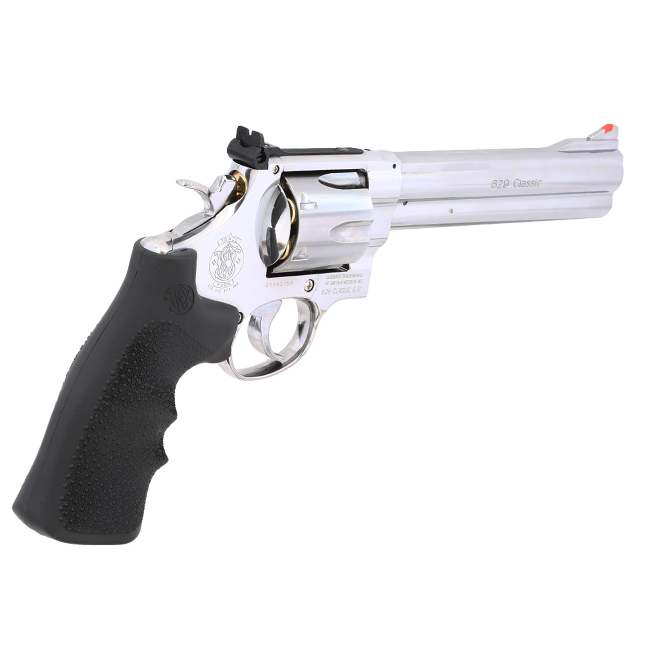 Smith & Wesson 629 Classic CO2-Revolver 6,5 Zoll 4,5mm Stahl-BB Vollmetall chrom/schwarz Bild 7
