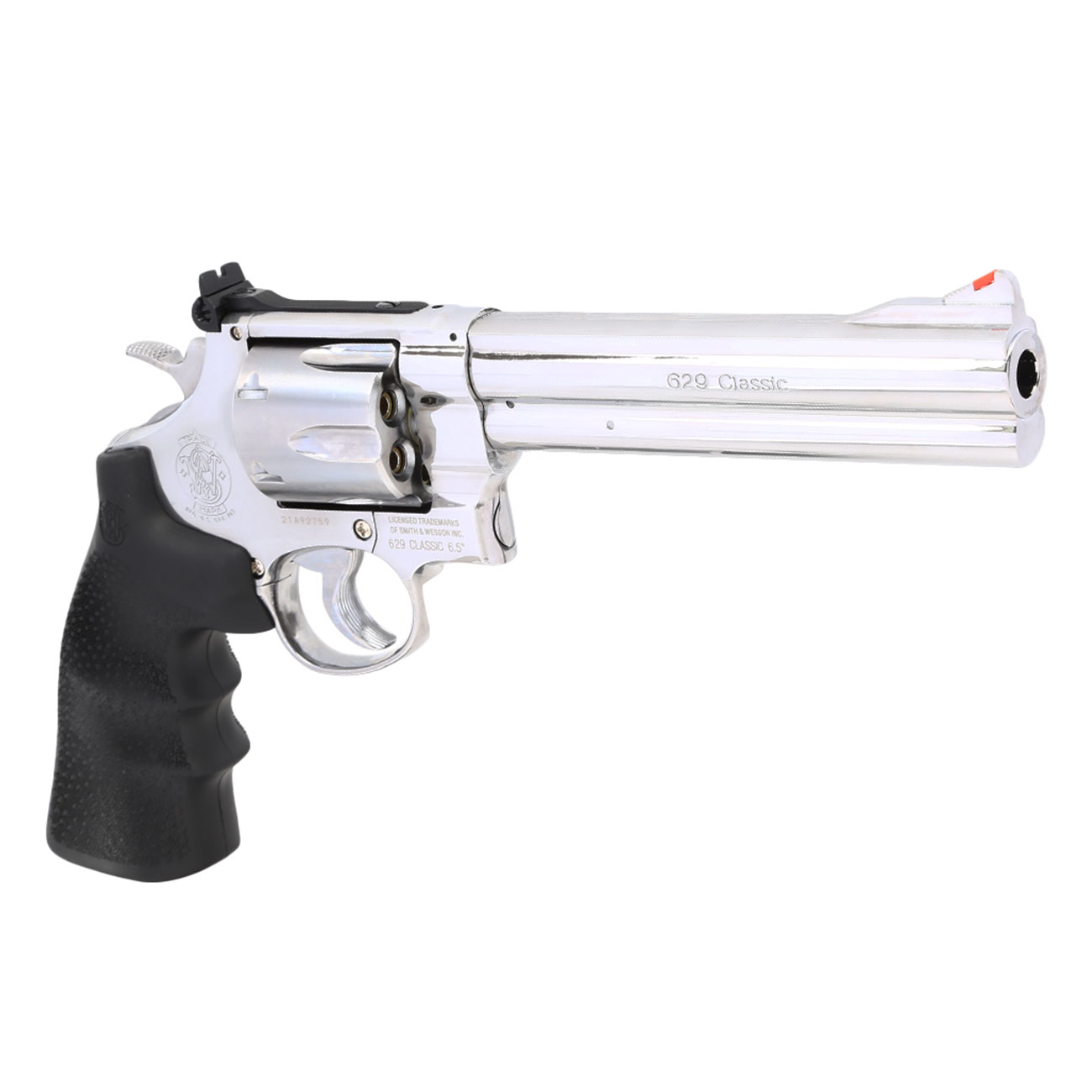 Smith & Wesson 629 Classic CO2-Revolver 6,5 Zoll 4,5mm Stahl-BB Vollmetall chrom/schwarz Bild 8