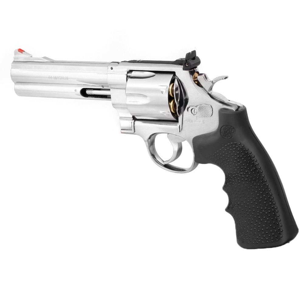 Smith & Wesson 629 Classic CO2-Revolver 5 Zoll 4,5mm Stahl-BB Vollmetall chrom/schwarz Bild 2