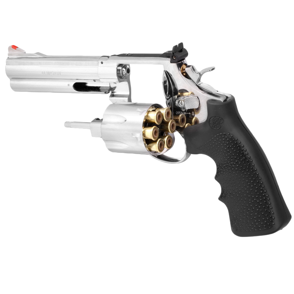 Smith & Wesson 629 Classic CO2-Revolver 5 Zoll 4,5mm Stahl-BB Vollmetall chrom/schwarz Bild 1