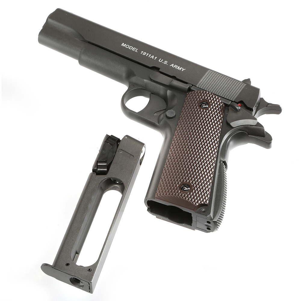 Auto-Ordnance/KWC 1911 CO2-Luftpistole Kal. 4,5mm Diabolo Metallschlitten grau Bild 1