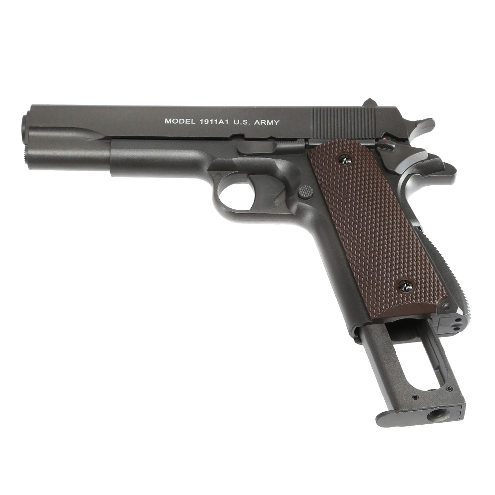 Auto-Ordnance/KWC 1911 CO2-Luftpistole Kal. 4,5mm Diabolo Metallschlitten grau Bild 1