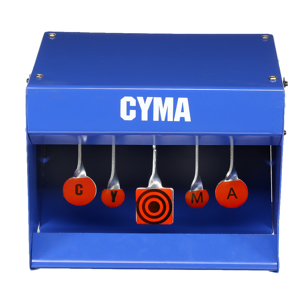 Cyma Zielkasten Zero - Auto-Mechanisches Airsoft Stahl Target blau Bild 1