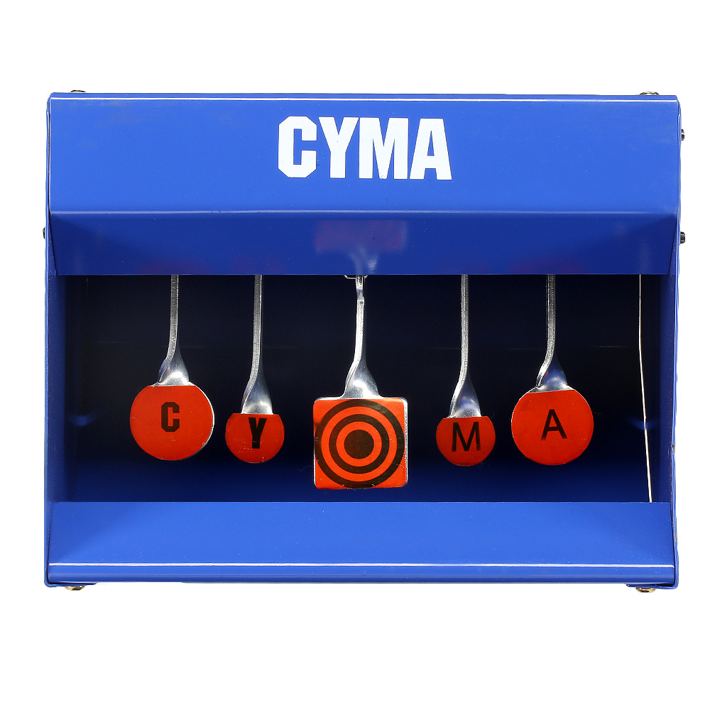 Cyma Zielkasten Zero - Auto-Mechanisches Airsoft Stahl Target blau Bild 2