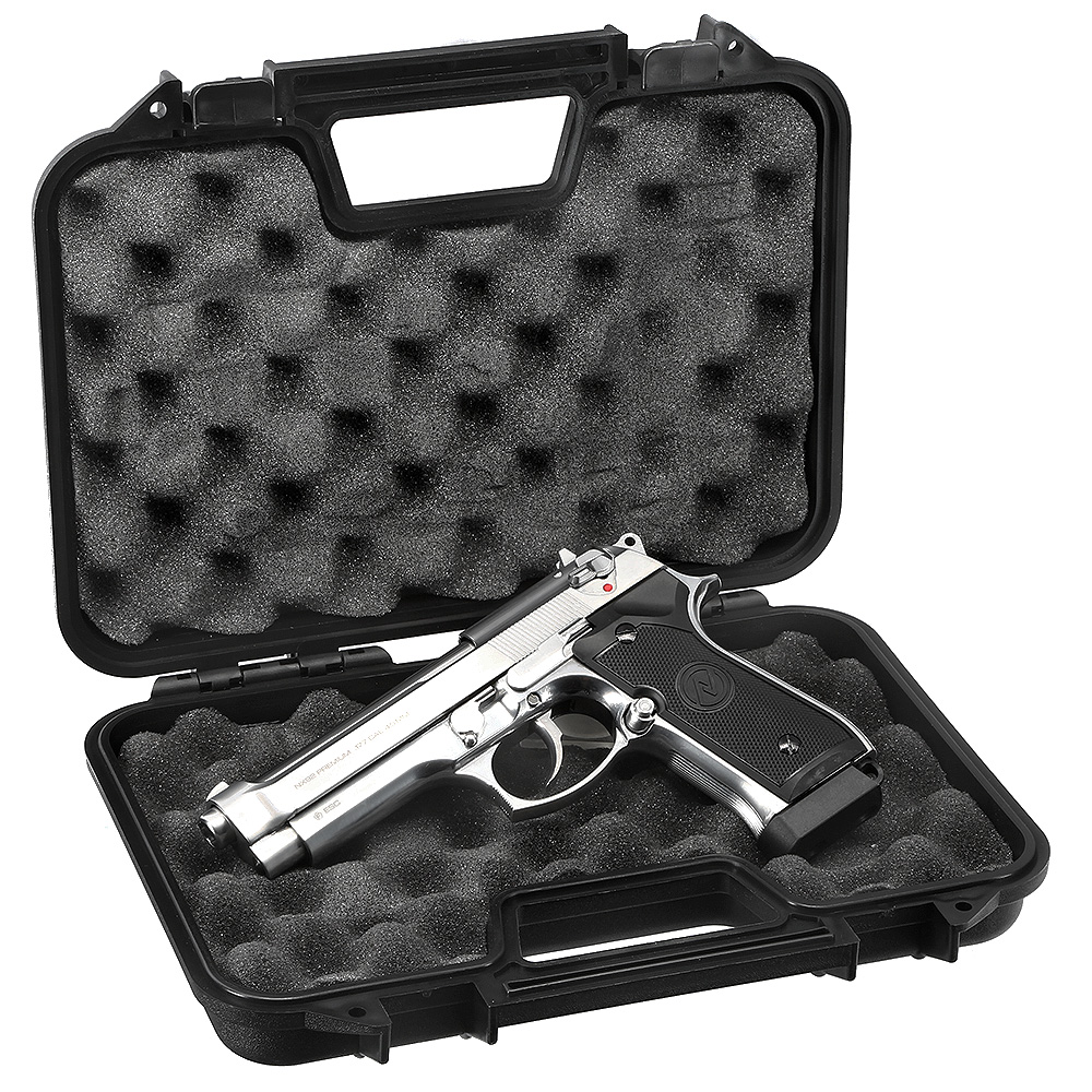 NxWerks NX 92 Premium CO2 Luftpistole Kal. 4,5mm BB Metallschlitten Blowback chrom Bild 8