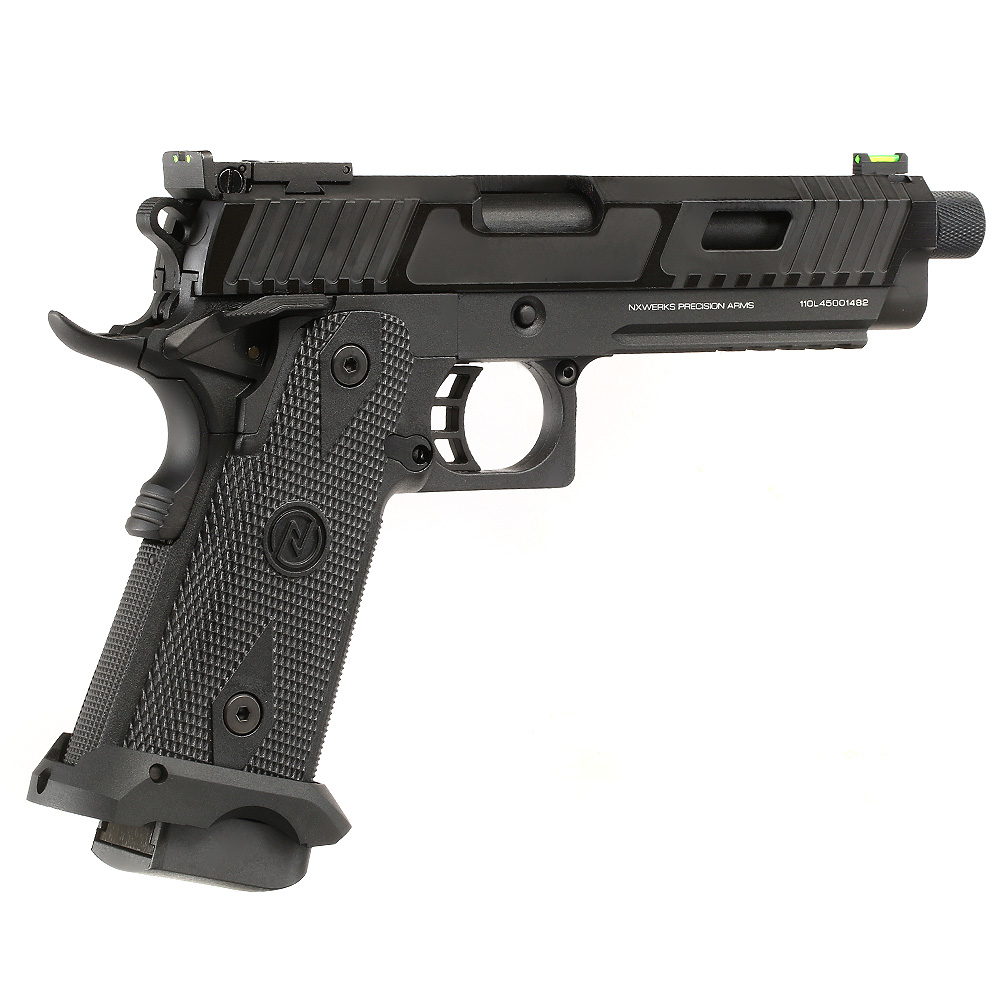 NxWerks NX1911 Pendragon CO2 Luftpistole Kal. 4,5mm BB Metallschlitten Blowback schwarz Bild 3