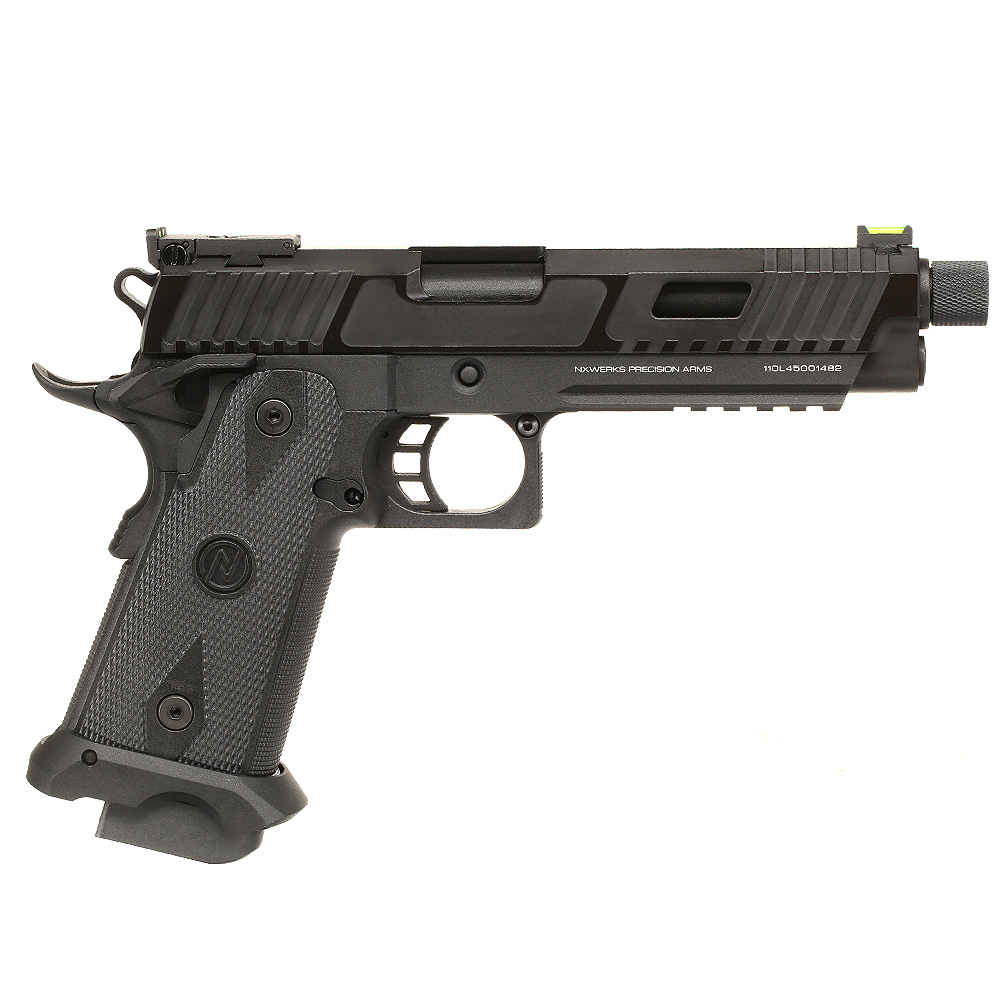 NxWerks NX1911 Pendragon CO2 Luftpistole Kal. 4,5mm BB Metallschlitten Blowback schwarz Bild 4