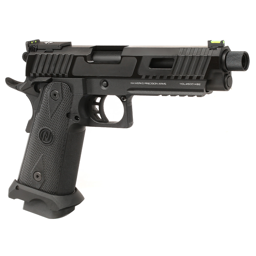NxWerks NX1911 Pendragon CO2 Luftpistole Kal. 4,5mm BB Metallschlitten Blowback schwarz Bild 5