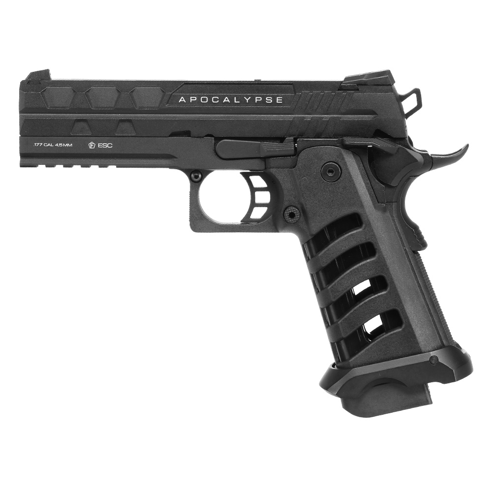 NxWerks NX1911 Apocalypse CO2-Luftpistole Kal. 4,5mm Stahl-BB Blowback Metallschlitten schwarz