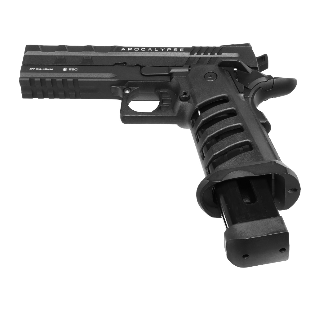 NxWerks NX1911 Apocalypse CO2 Luftpistole Kal. 4,5mm BB Metallschlitten Blowback schwarz Bild 6