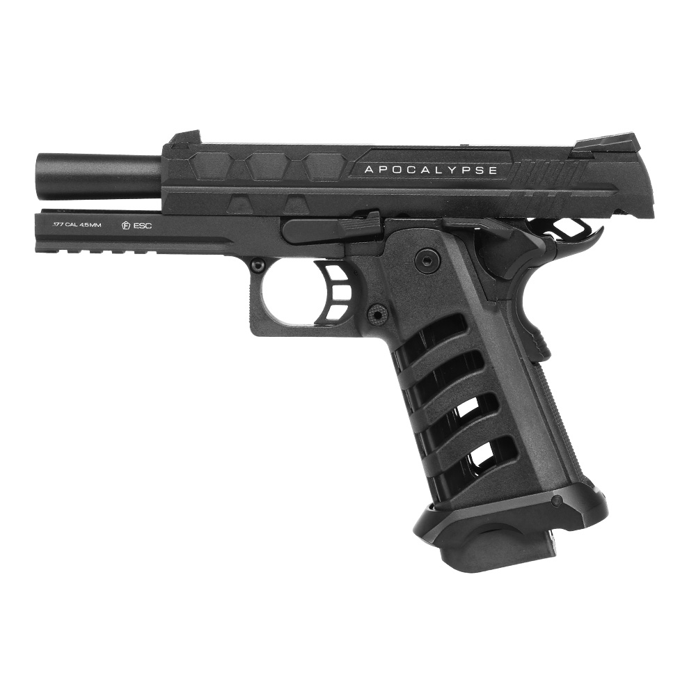 NxWerks NX1911 Apocalypse CO2-Luftpistole Kal. 4,5mm Stahl-BB Blowback Metallschlitten schwarz Bild 9