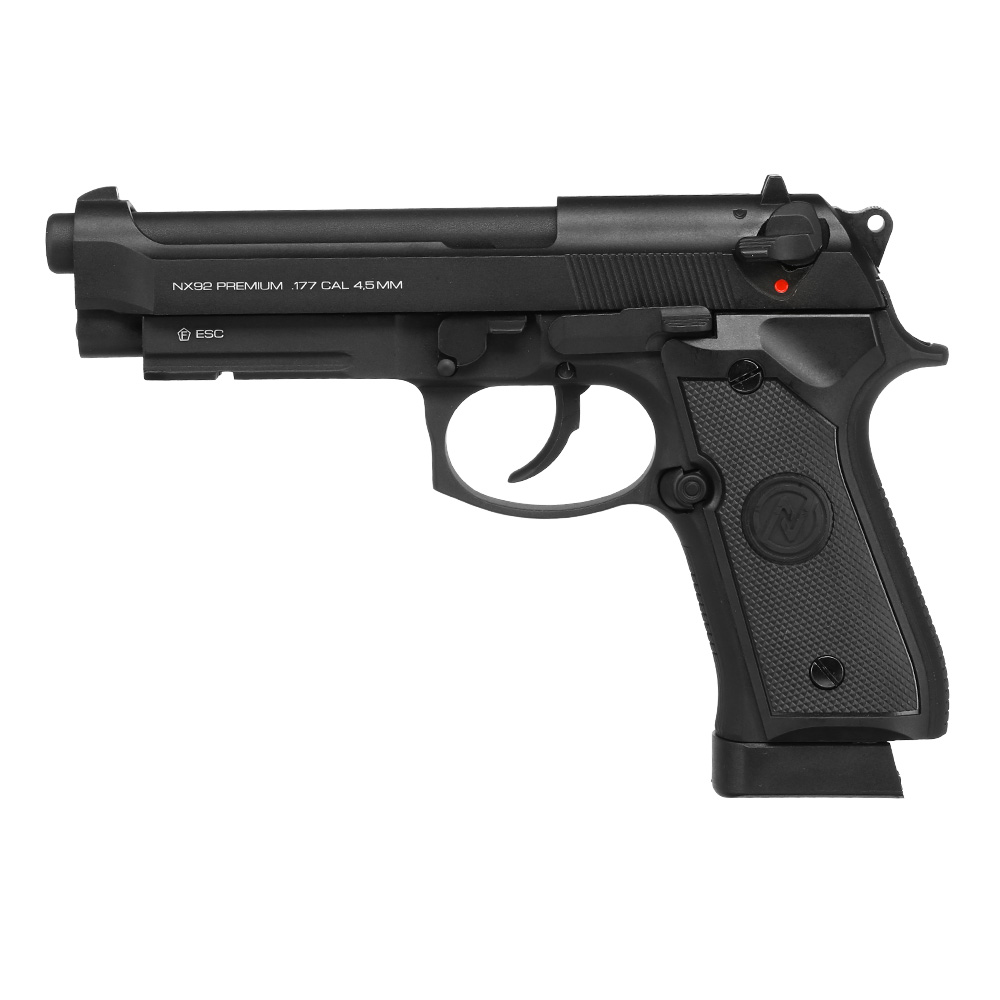 NxWerks NX 92 Commando CO2 Luftpistole Kal. 4,5mm BB Metallschlitten Blowback schwarz