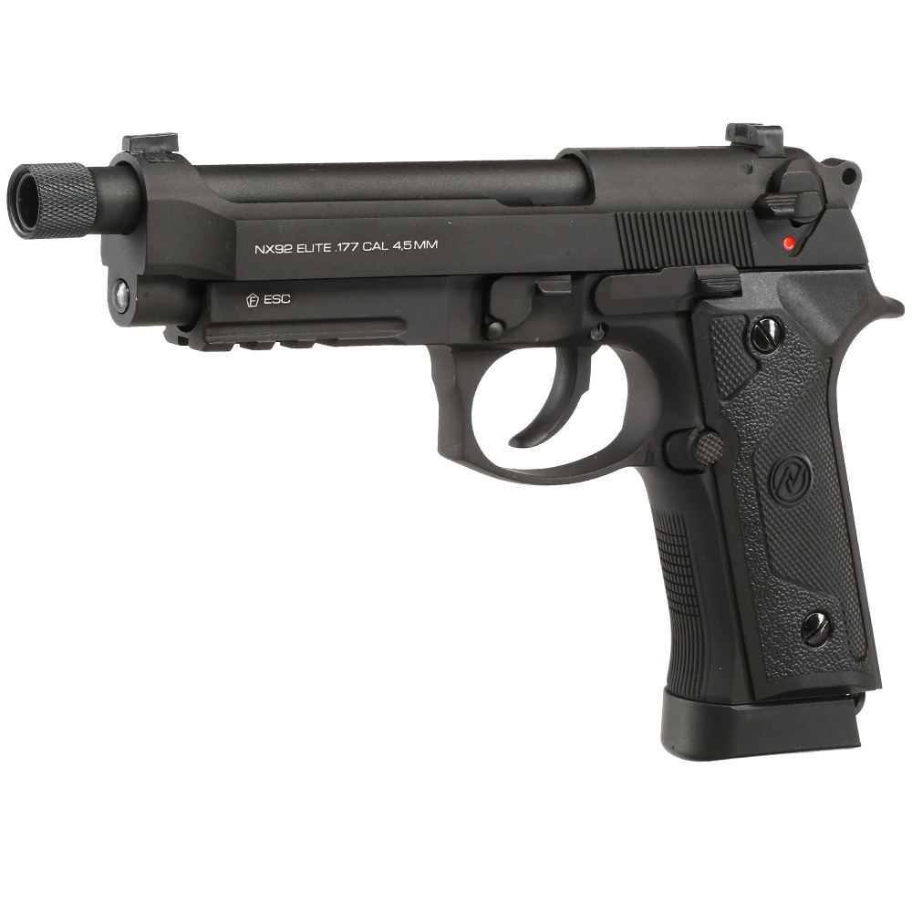 NxWerks NX 92 Elite CO2 Luftpistole Kal. 4,5mm BB Blowback Metallschlitten schwarz Bild 1