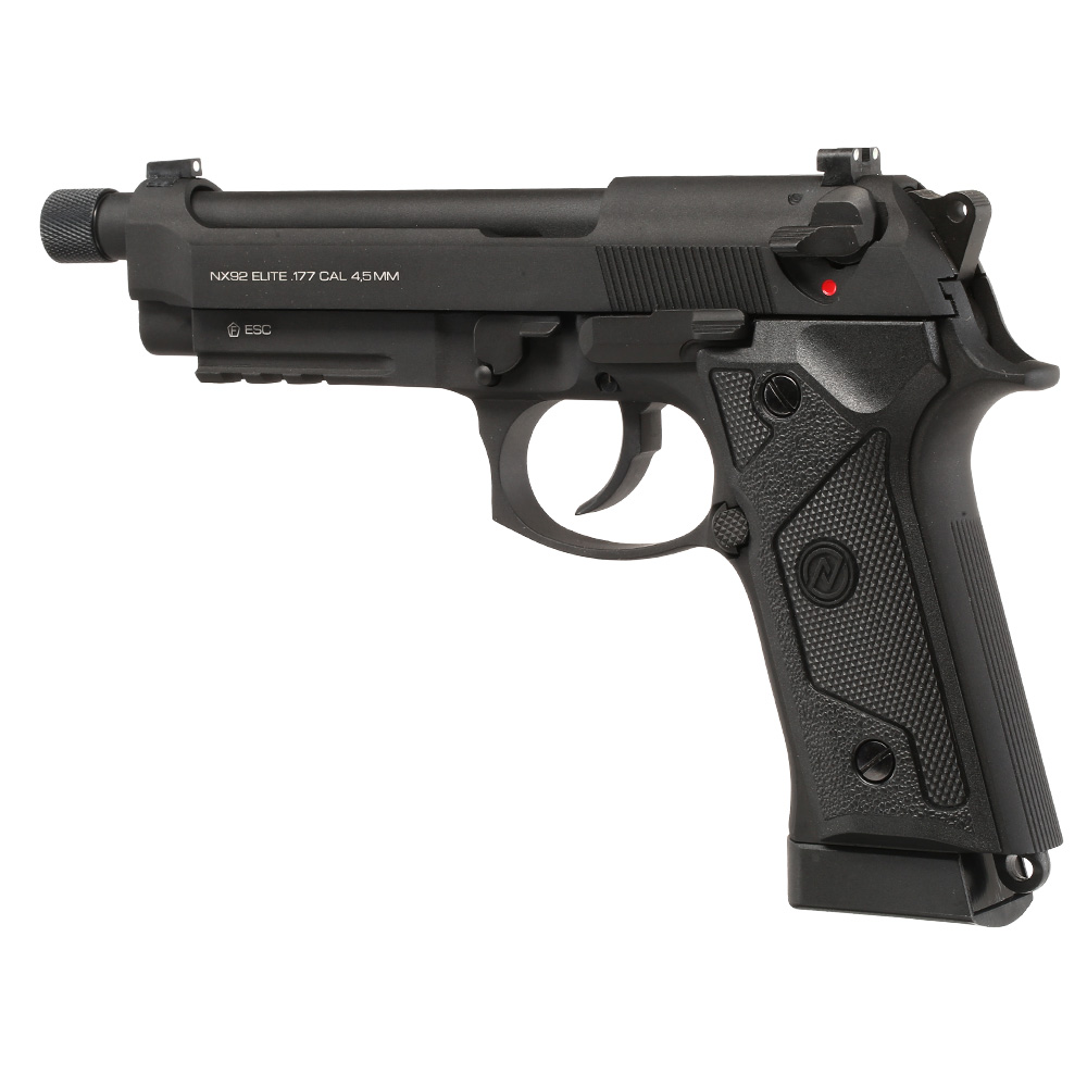 NxWerks NX 92 Elite CO2 Luftpistole Kal. 4,5mm BB Blowback Metallschlitten schwarz Bild 2