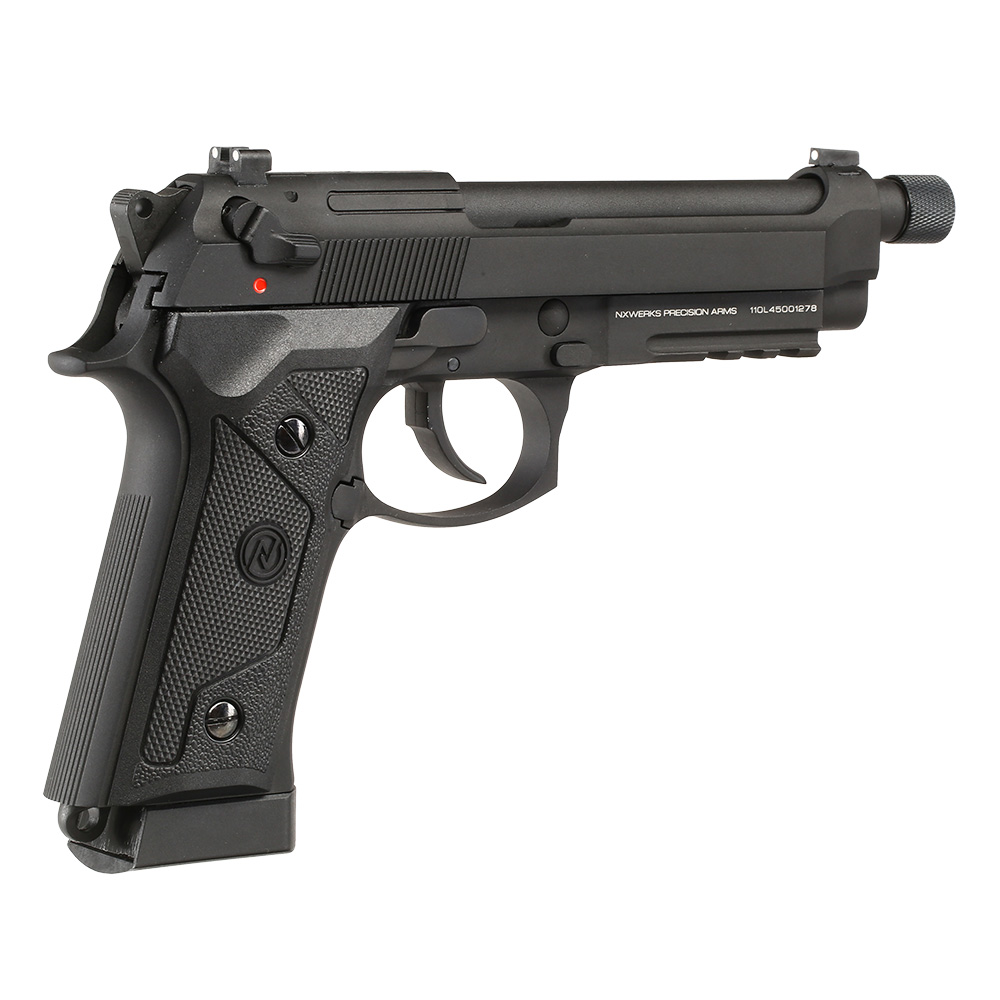 NxWerks NX 92 Elite CO2 Luftpistole Kal. 4,5mm BB Blowback Metallschlitten schwarz Bild 3