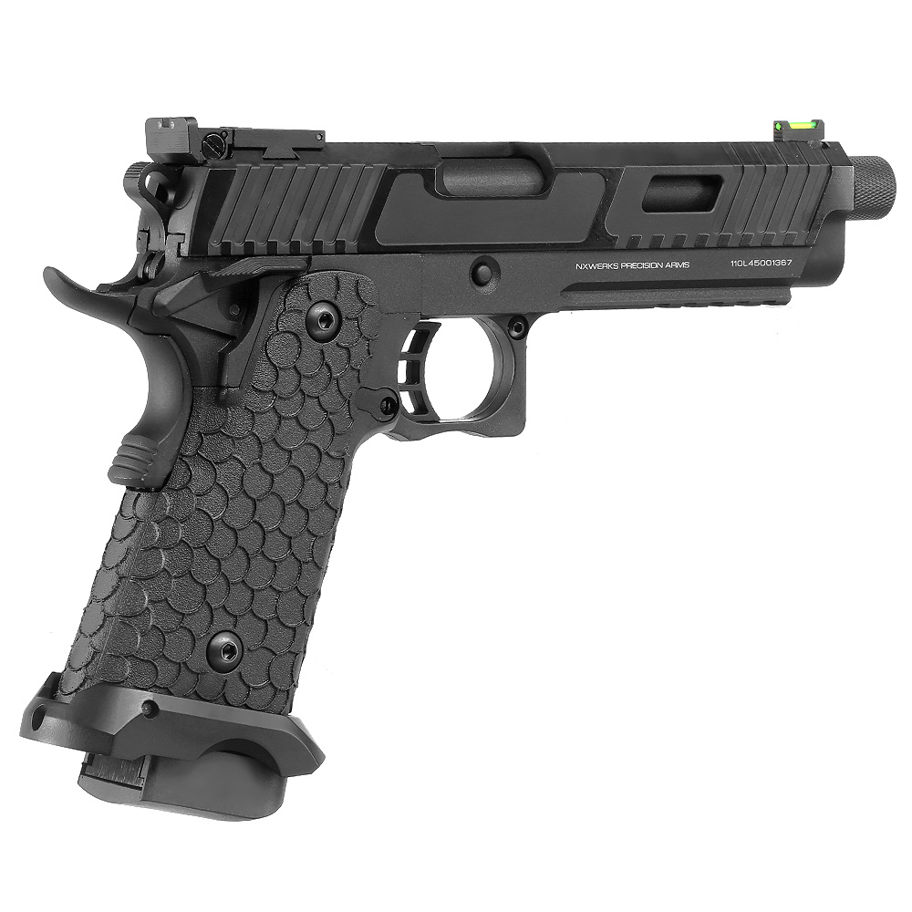 NxWerks NX1911 BOA CO2 Luftpistole Kal. 4,5mm BB Blowback Metallschlitten schwarz Bild 3