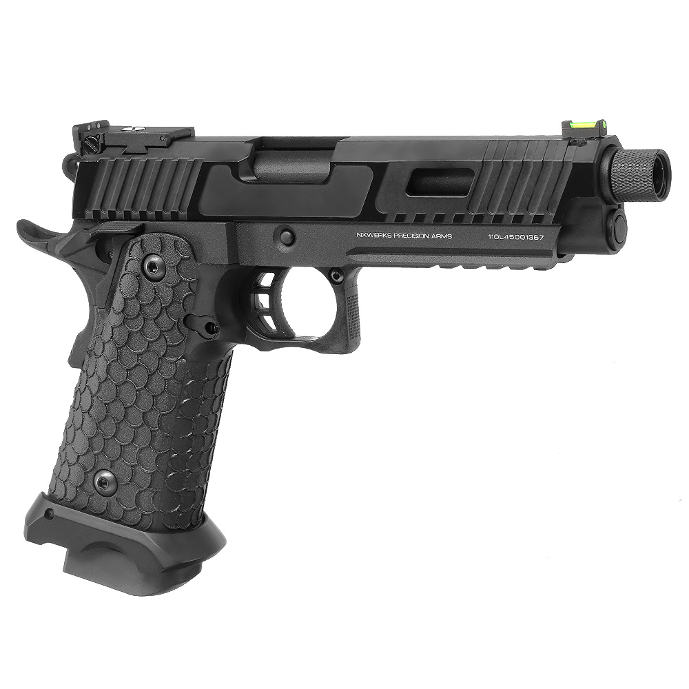 NxWerks NX1911 BOA CO2 Luftpistole Kal. 4,5mm BB Blowback Metallschlitten schwarz Bild 5