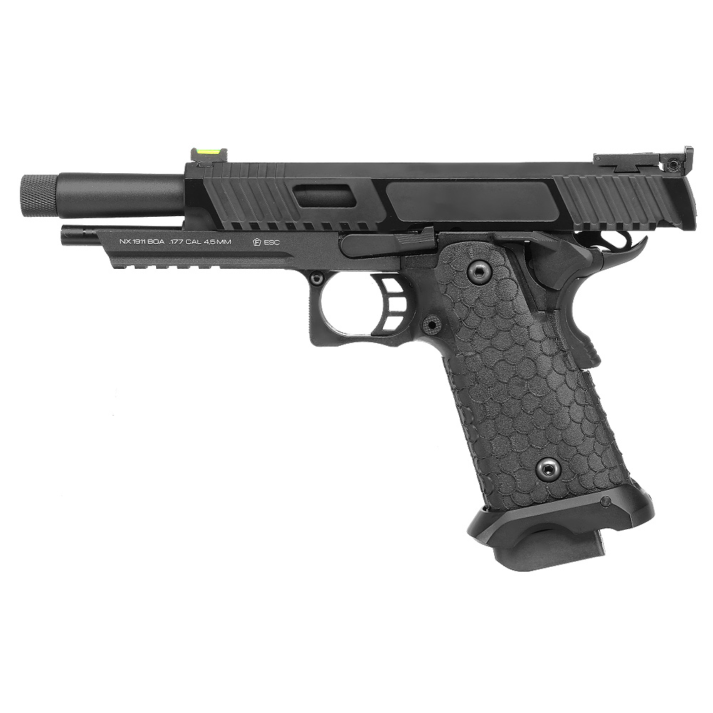 NxWerks NX1911 BOA CO2 Luftpistole Kal. 4,5mm BB Blowback Metallschlitten schwarz Bild 9