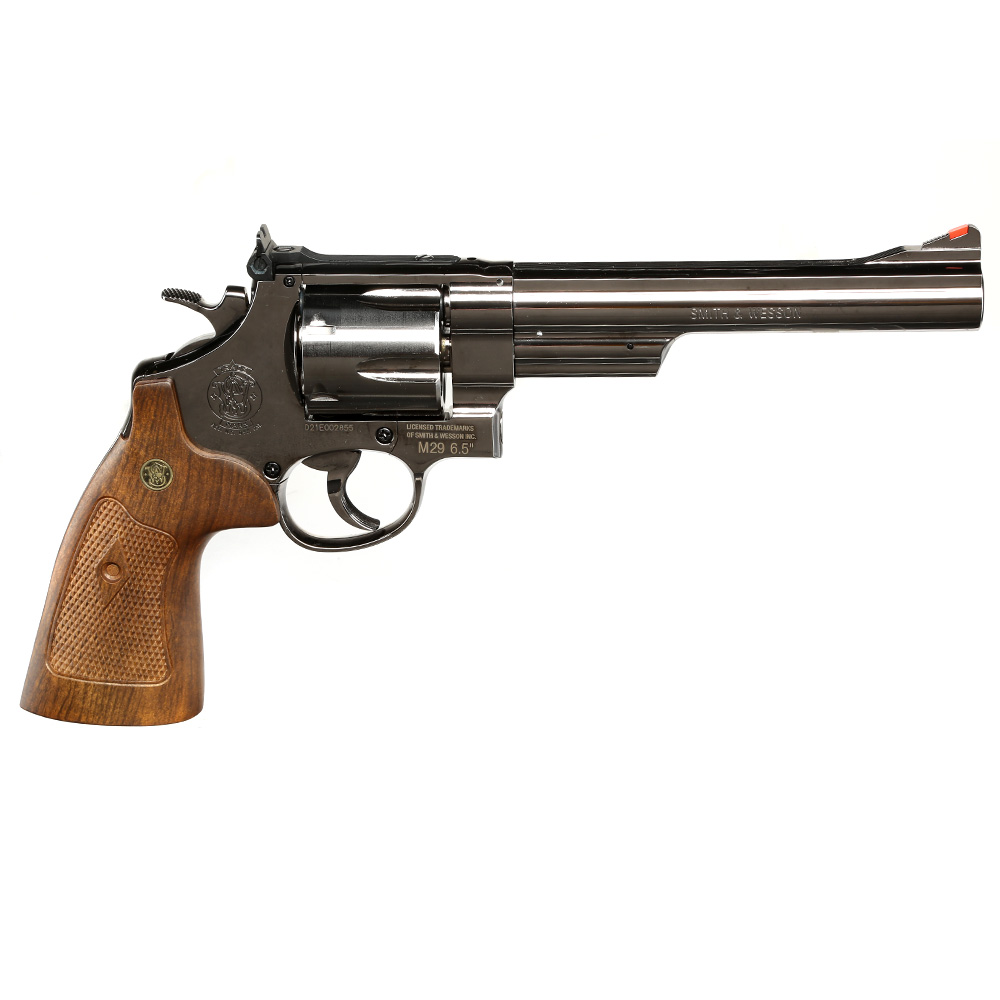 Smith & Wesson M29 Revolver 6,5 .44 Magnum CO2 4,5mm Diabolo hochglanzbrniert Bild 4