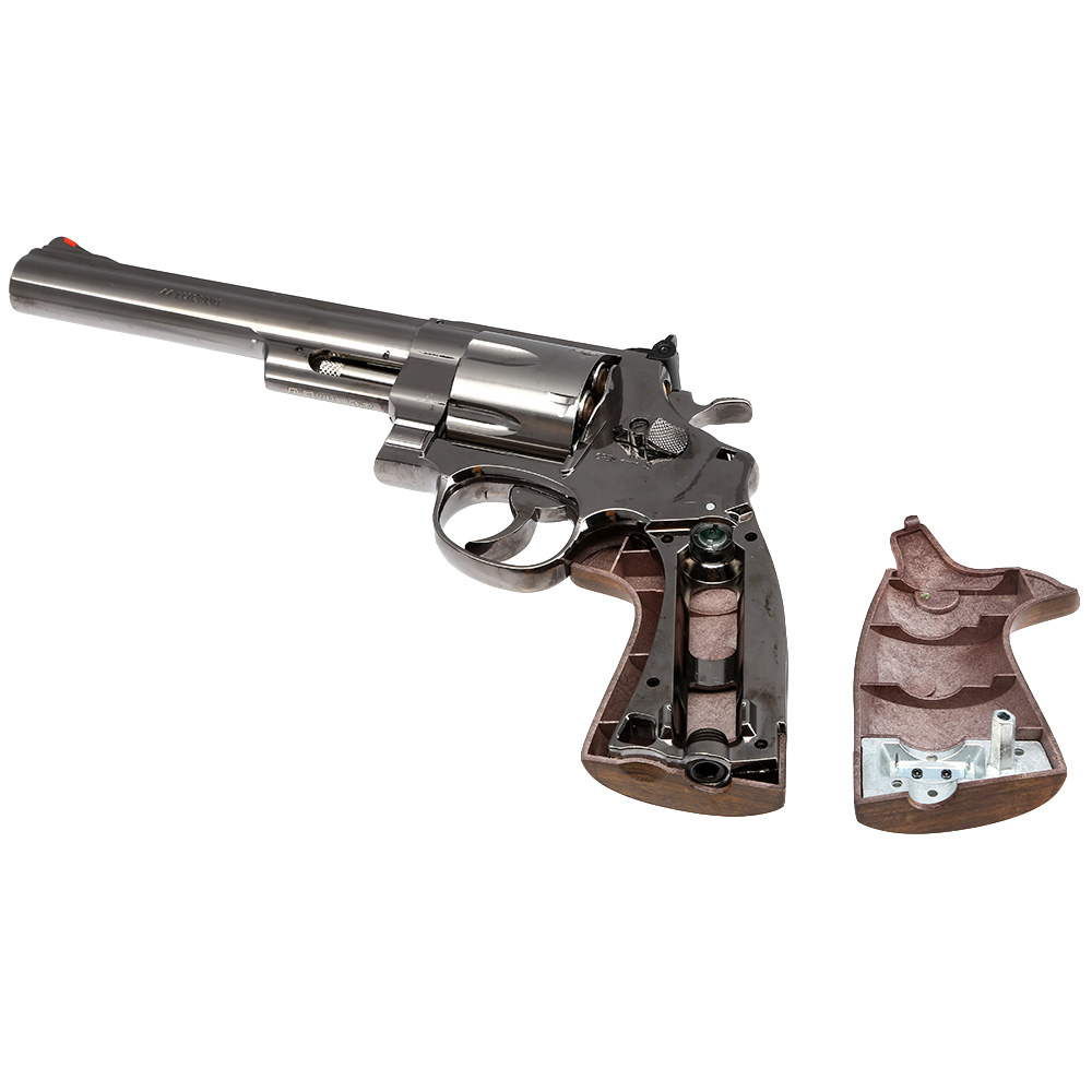 Smith & Wesson M29 Revolver 6,5 .44 Magnum CO2 4,5mm Diabolo hochglanzbrniert Bild 5