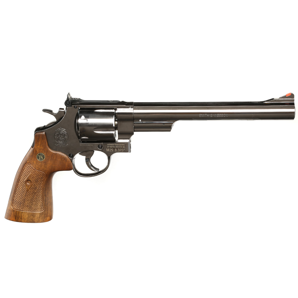 Smith & Wesson M29 Revolver 8 3/8 .44 Magnum CO2 4,5mm Diabolo hochglanzbrniert Bild 4